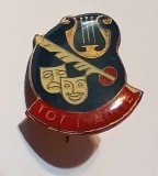 Insigna cu ac, pionier Tot inainte - 1a