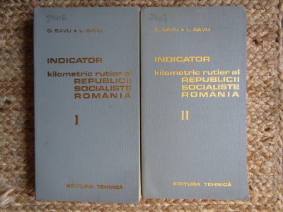 INDICATOR KILOMETRIC RUTIER AL REPUBLICII SOCIALISTE ROMANIA 2 VOL-DRAGOS SAVU foto