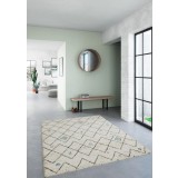 Covor Premium Belgian Model Tibet 52636-060, Marime 120 x 170 cm, Crem, Inaltime Fir 30 mm, Antialergic, Polipropilena, Living, Dormitor, Sufragerie,