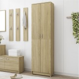 vidaXL Șifonier de hol, stejar sonoma, 55x25x189 cm, lemn prelucrat 802852