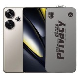 Folie de Protectie pentru Xiaomi Poco F6, TEO, Sticla Securizata ESD Antistatica, Super-X Privacy OG, Margini Negre, 0.30 mm, Transparent Inchis