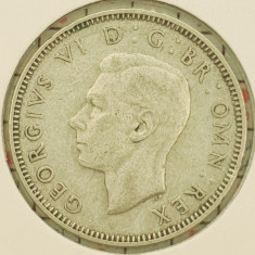 Marea Britanie Anglia 1 shilling 1945 argint - English crest - km 853 -