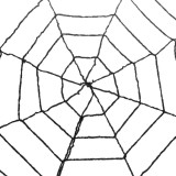 P&acirc;nză Decorativă Halloween, Gigantică, Negru, 2.5m