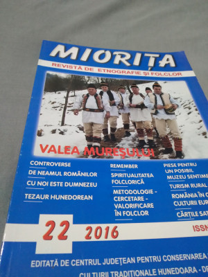 REVISTA MIORITA REVISTAS DE ETNOGRAFIE SI FOLCLOR NR 22 /2016 208 PAG A 4 foto