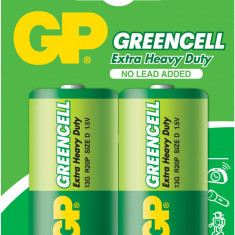 Baterie zinc Greencell GP R20 (D) 2 buc/blister