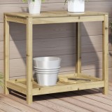 Cumpara ieftin Masă de plantare cu poliță 82,5x50x75 cm lemn impregnat de pin