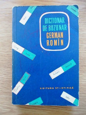 DICTIONAR DE BUZUNAR GERMAN ROMAN, ALEXANDRU ROMAN, r4d foto