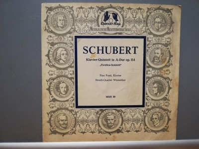 Schubert &amp;ndash; Piano-Quintett in A-dur,op 114 (1960/MMS/RFG) - VINIL/Rar/Impecabil foto