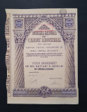 Actiune 1945 Soc. nationala de credit industrial , titlu 100 actiuni