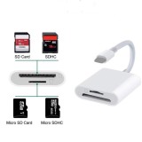 Cumpara ieftin Adaptor, Cititor De Carduri, Usb-C, Micro SD TF, Dactylion