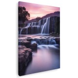 Tablou peisaj cascada rasarit Tablou canvas pe panza CU RAMA 20x30 cm