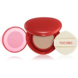 TOCOBO Apple Dewy Fit Cushion burete cu machiaj de lungă durată SPF 50+ culoare 19 Cream 15 g