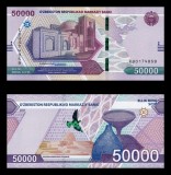 UZBEKISTAN █ bancnota █ 50000 Sum █ 2021 █ P-91 █ UNC █ necirculata