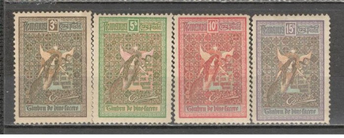 Romania.1906 Timbre de binefacere-Ingeri YR.10