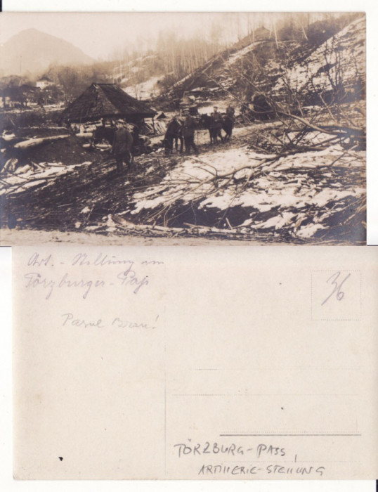 Pasul Bran, Torzburg (Brasov) - militara WWI, WK1