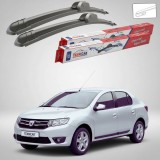 Cumpara ieftin Ștergătoare Dacia Logan II Sedan 2012-2015 | Set Față Flat &ndash; TeamCar&reg;