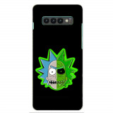 Husa compatibila cu Samsung Galaxy S10 Silicon Gel Tpu Model Rick And Morty Alien