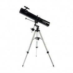 Telescop reflector Powerseeker 114EQ Celestron, 114 mm, marire 228 x, trepied aluminiu, Negru foto