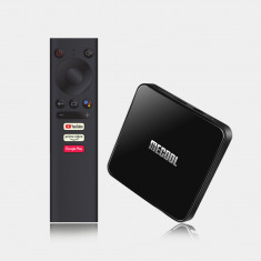 Mini Pc smart tv box Mecool KM3, Android 10, 4/64 GB, 4K, Certificat Google, foto