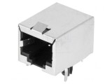 Soclu RJ45 8p8c Ecranat THT &icirc;n Unghi
