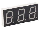Afișaj LED 7 Segmente 20mm Roșu 3 Cifre Catod