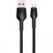 Cablu Date si Incarcare USB la MicroUSB XO Design NB55, 5A, 1 m, Negru