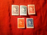 Serie Olanda - 1945 Ajutor copii , 5 valori, Nestampilat