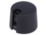 Buton rotativ cu indicator plastic 6,35mm 20x16mm