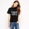 Tricou dama negru - My MOM says - L