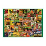 Vintage Seed Packets 1000 Piece Jigsaw Puzzle