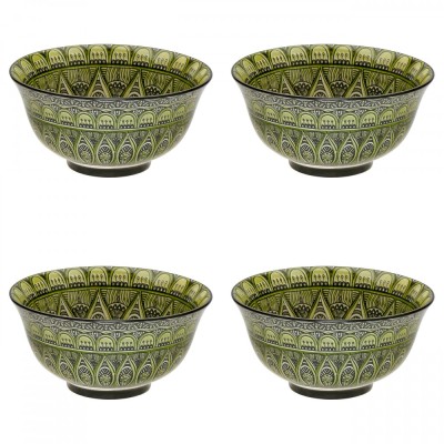Set boluri, 4 piese, 250 ml, Ceramica, Diferite Modele foto