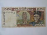 Rara! Coasta de fildeș 10000 Francs 1999