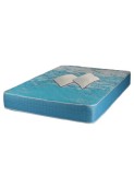 Set Saltea ortopedica cu spuma poliuretanica, Memory Foam 5 cm Paris, 140x200x23cm, fermitate tare, sistem de aerisire perimetral Saltex plus 2 perne, Cu Memory Foam, 140x200