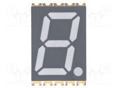 Afișaj LED cu 7 segmente 14,2mm 0,56 roșie anod OPTO Plus LED
