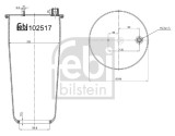 FEBI BILSTEIN 102517 Burduf, suspensie pneumatica