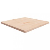VidaXL Blat de masă pătrat, 90x90x4 cm, lemn masiv stejar netratat