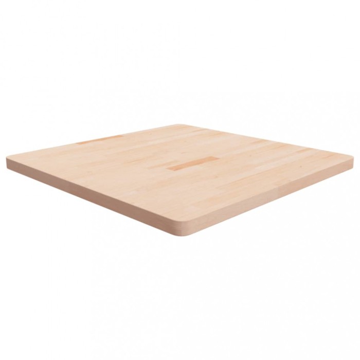 vidaXL Blat de masă pătrat, 90x90x4 cm, lemn masiv stejar netratat