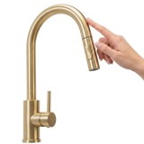 Baterie de bucătărie Rea Fresh Touch Brush Gold