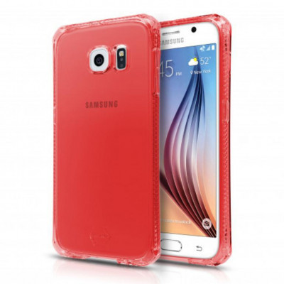 Husa Silicon Samsung Galaxy S6 Edge g925 Red Antishock ITSkins foto