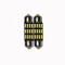 Set 2 x Bec LED 36mm, 12LED SMD, 12V, ALB, 4014