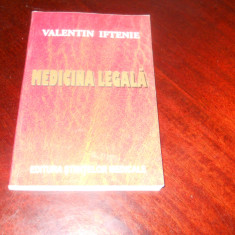 MEDICINA LEGALA - Valentin Iftenie- manual pentru facultatile de Drept,2004