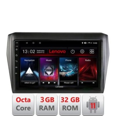 Navigatie Suzuki Swift 2017-2019 D-2179 Octa Core cu Android Radio Bluetooth Internet GPS WIFI DSP 3+32 GB 4G K LENOVO LITE CarStore Technology foto