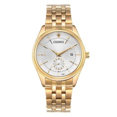 Ceas barbatesc Chenxi Casual Clasic Fashion Business Quartz Auriu