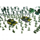 Cumpara ieftin Set joc baza militara XXL,300 piese din plastic,Multicolor