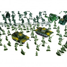 Set joc baza militara XXL,300 piese din plastic,Multicolor