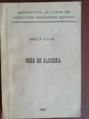 Curs de algebra- Agnea Vescan foto
