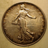 C.181 FRANTA WWI 1 FRANC 1918 ARGINT