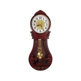 Cumpara ieftin Ceas Perete Retro Beesealy Grandfather cu Pendul, Silentios, 59cm, Time Veranda - Design Vintage, Decor Living/Bucatarie