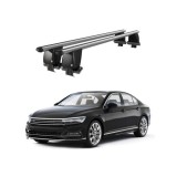 Cumpara ieftin Bare transversale portbagaj auto aluminiu compatibile plafon neted Volkswagen Passat B8 2014- argintii sau negre