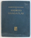 NAMENVERZEICHNIS ZU ANDREES HANDATLAS , 1930